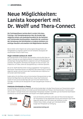 Lanista Presse – Produktansicht